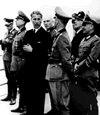 Wernher von Braun, shown here briefing officers in 1943 at Peenemnde